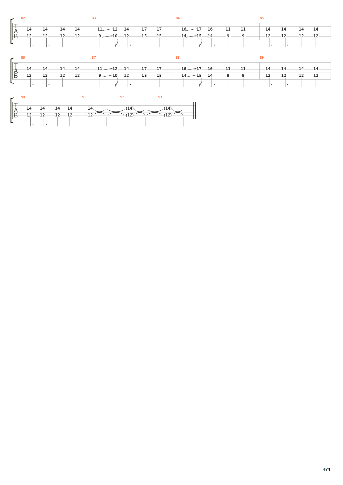 Maritime吉他谱