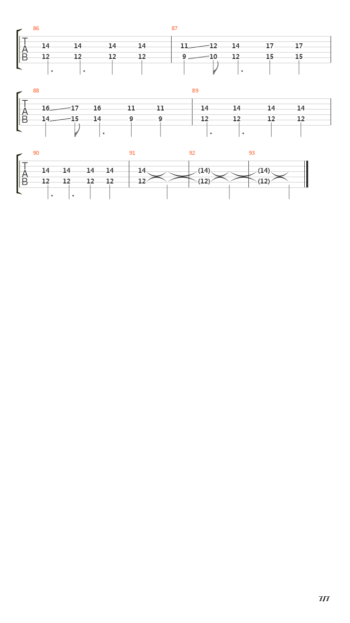 Maritime吉他谱