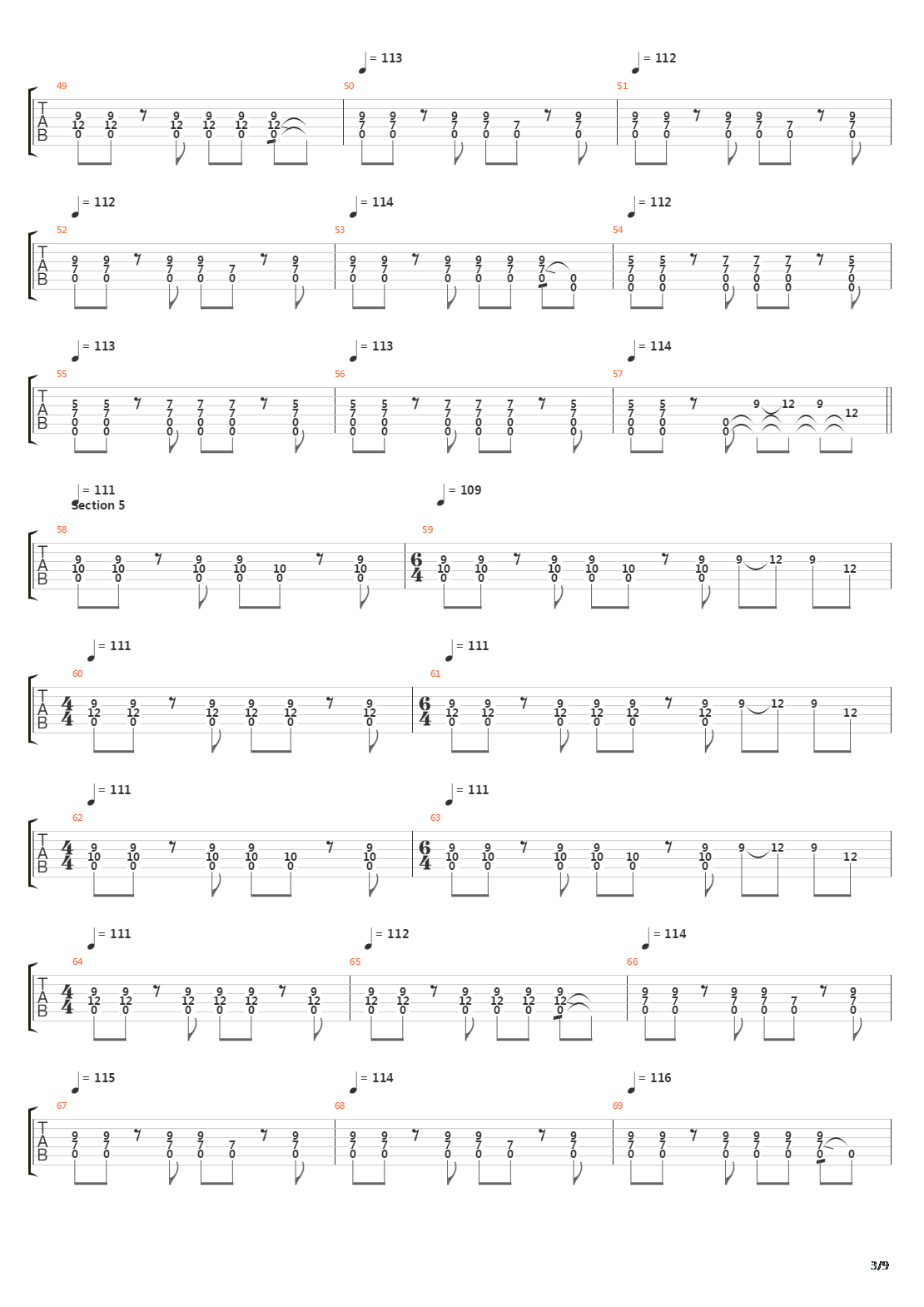 The Beginning And The End吉他谱