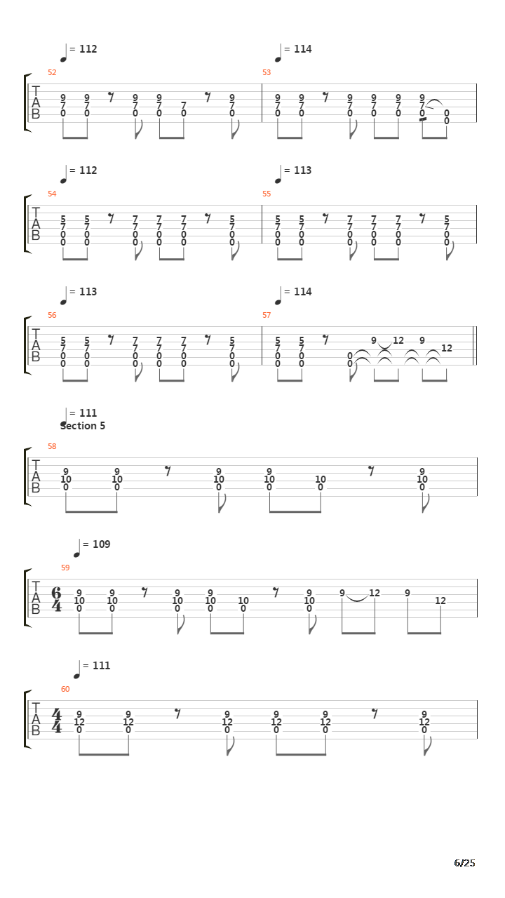 The Beginning And The End吉他谱