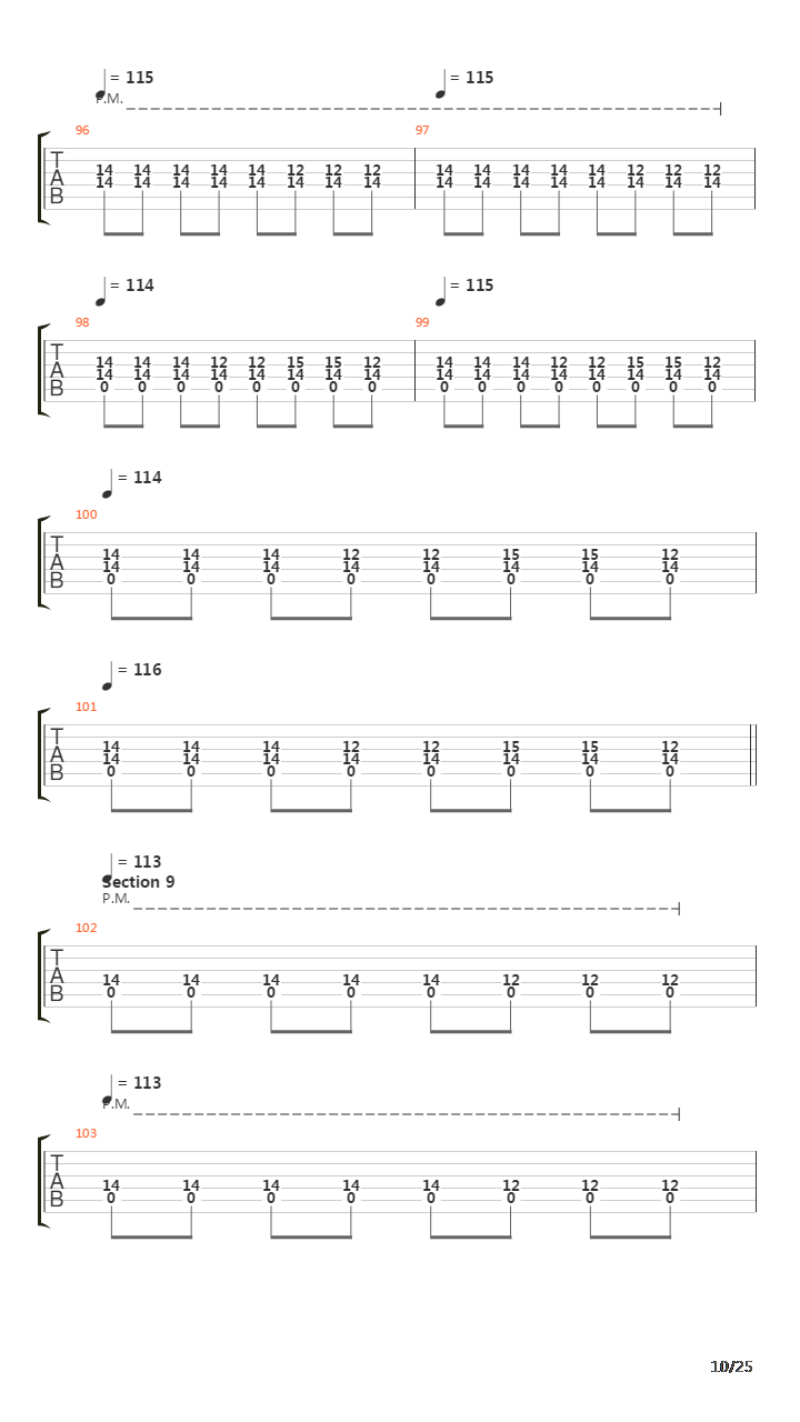 The Beginning And The End吉他谱