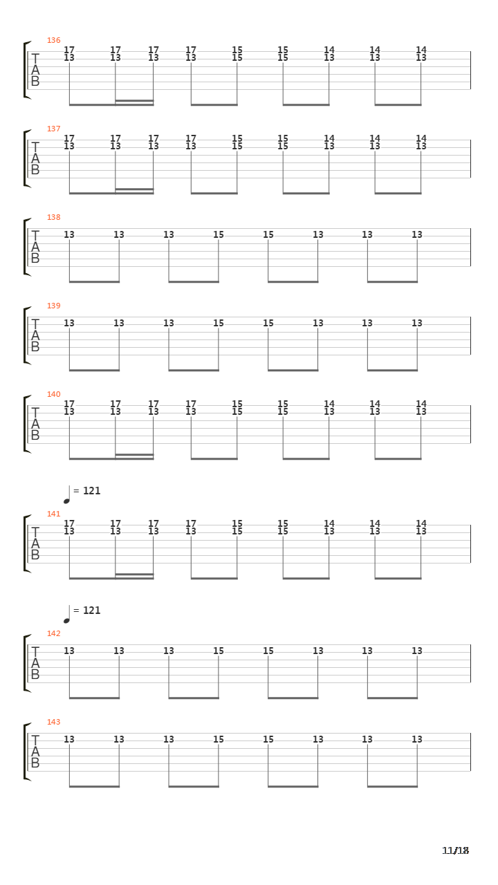 The Beginning And The End吉他谱