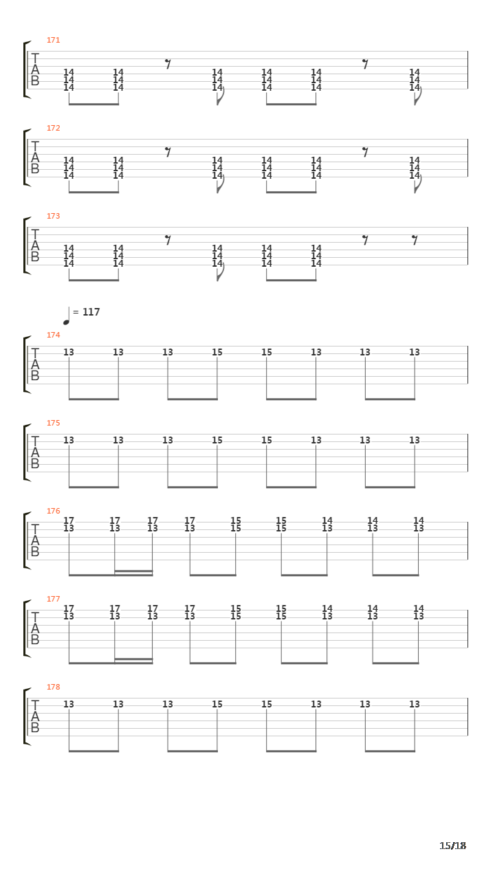 The Beginning And The End吉他谱