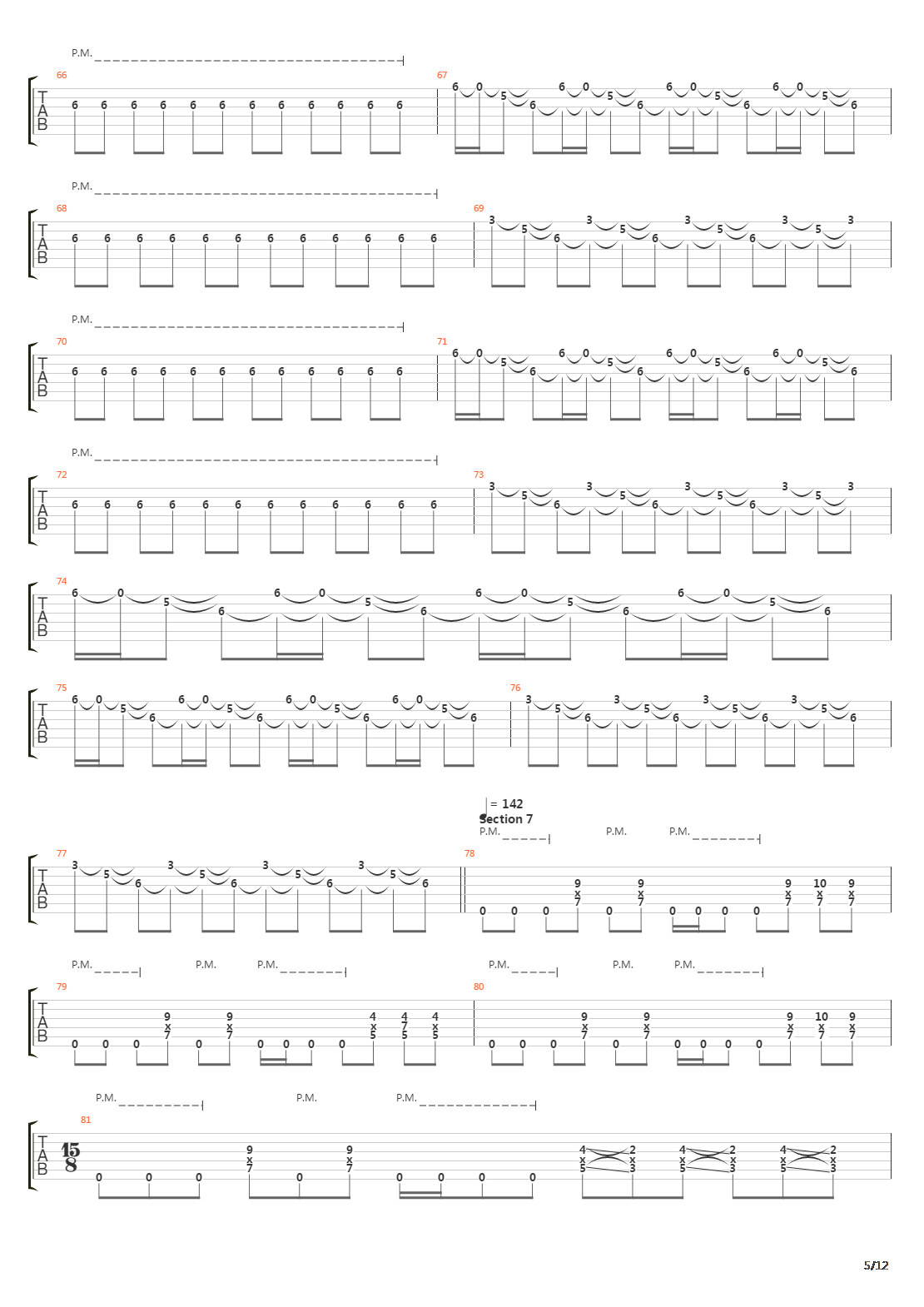 Threshold Of Transformation吉他谱