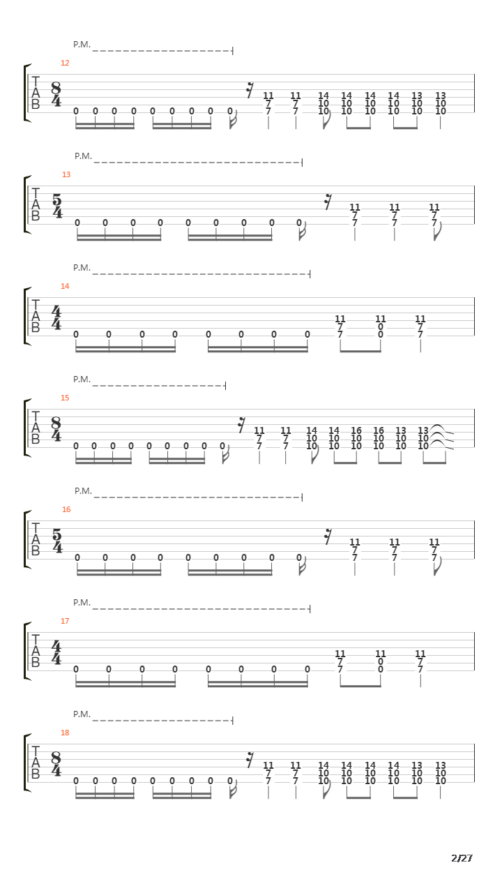 Threshold Of Transformation吉他谱