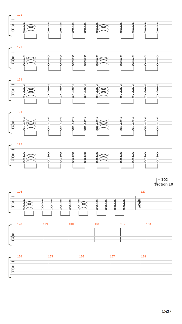 Threshold Of Transformation吉他谱