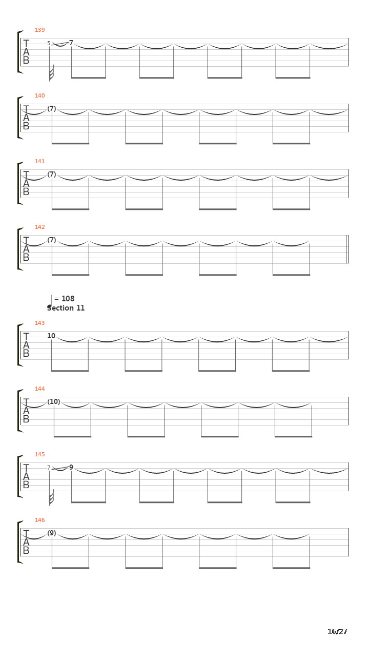 Threshold Of Transformation吉他谱