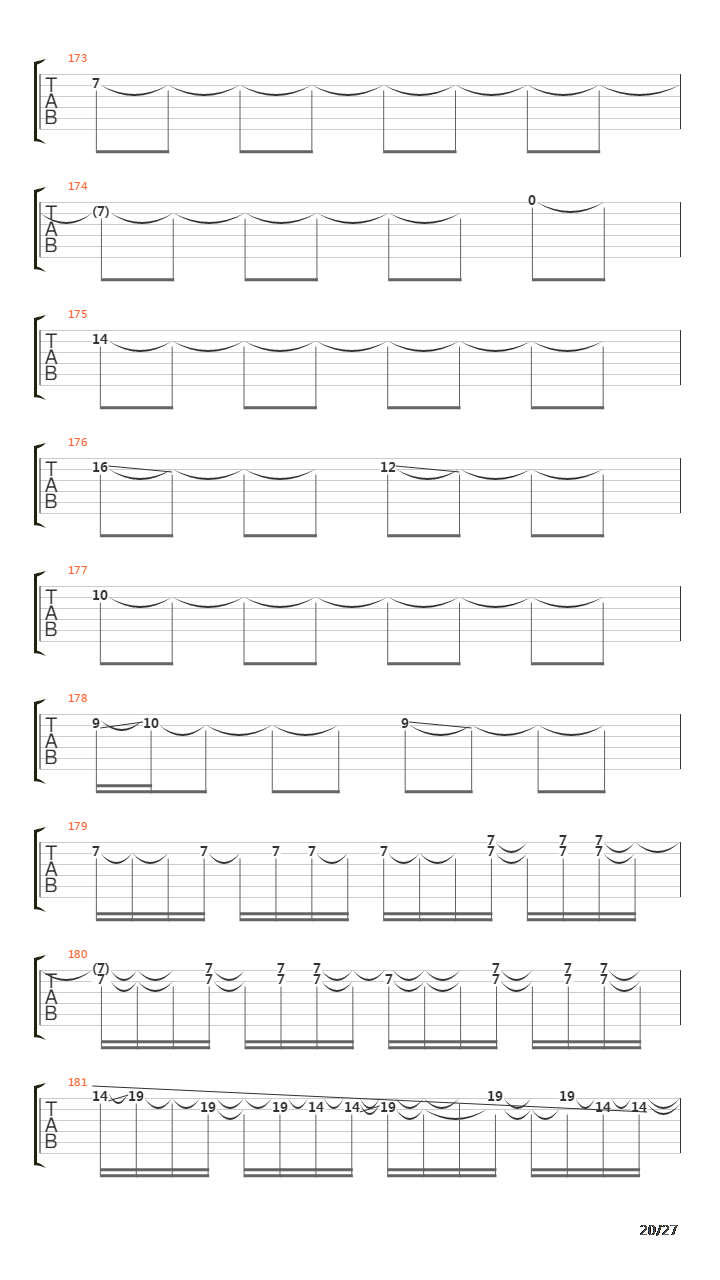 Threshold Of Transformation吉他谱