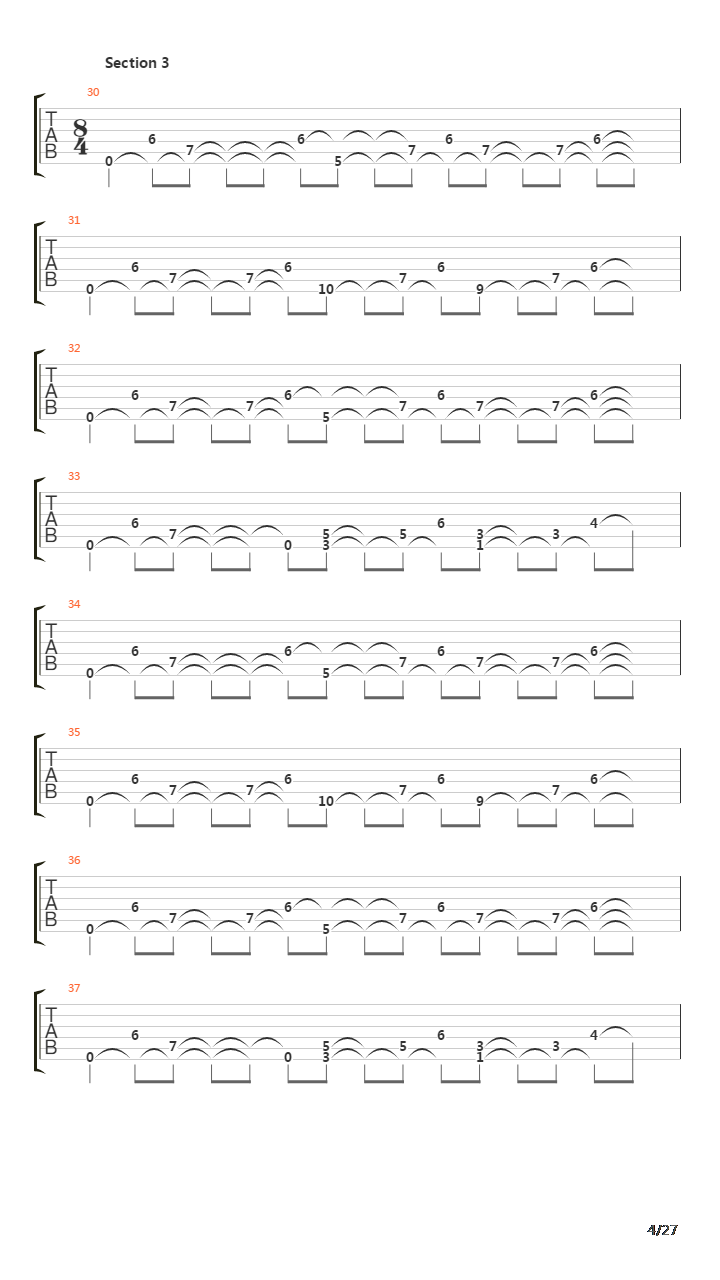 Threshold Of Transformation吉他谱