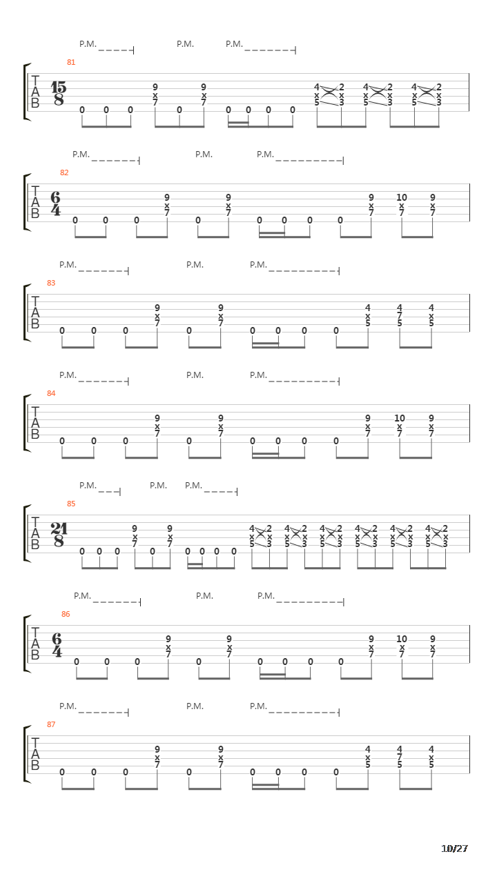 Threshold Of Transformation吉他谱