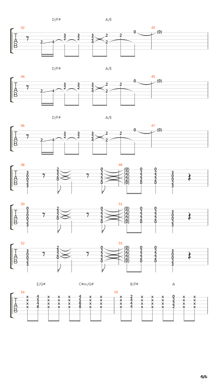 Mexico吉他谱