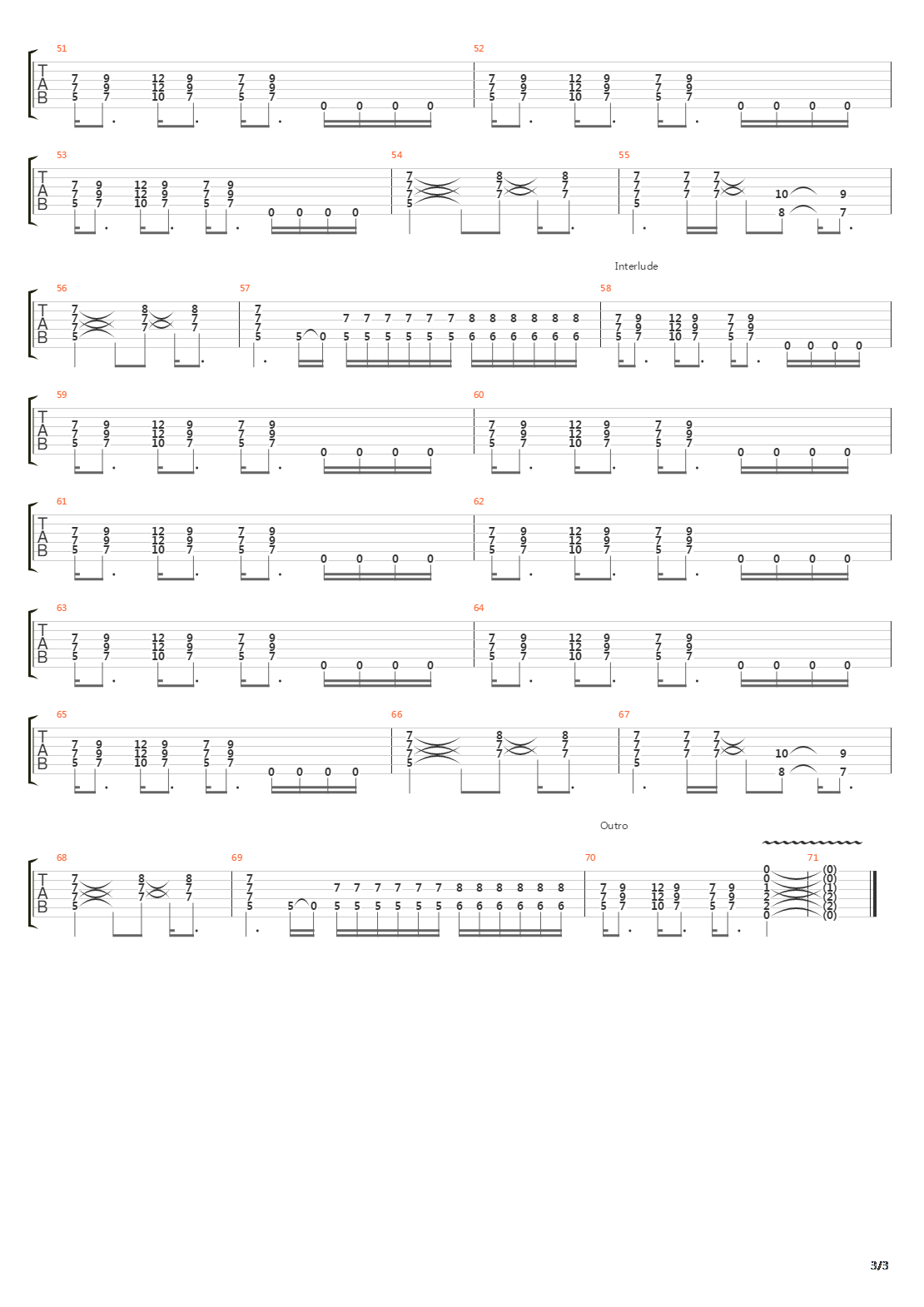 Mountain Song吉他谱