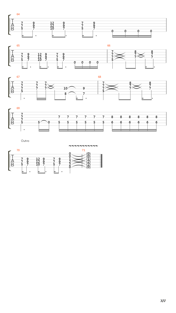 Mountain Song吉他谱