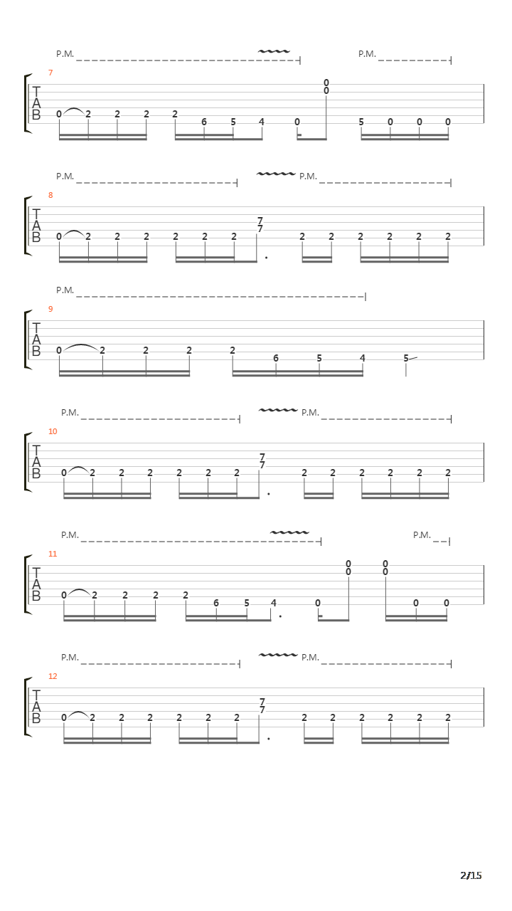 The Cataclysm吉他谱