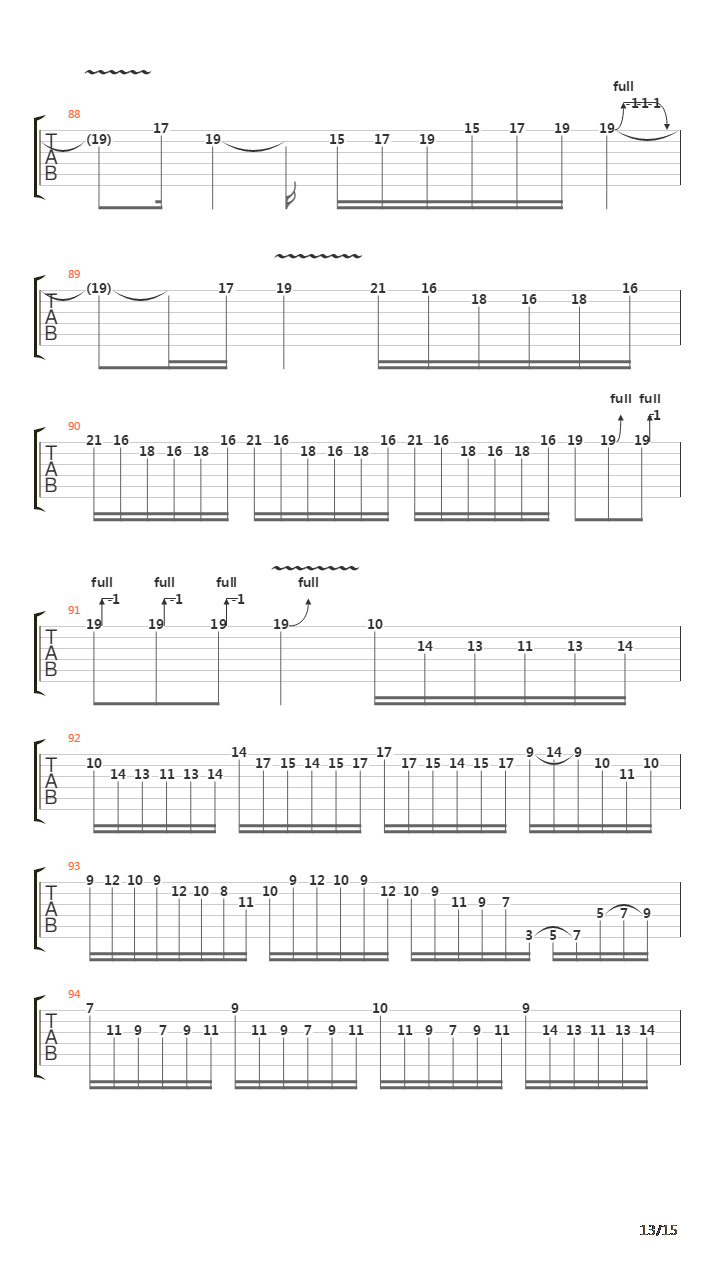 The Cataclysm吉他谱