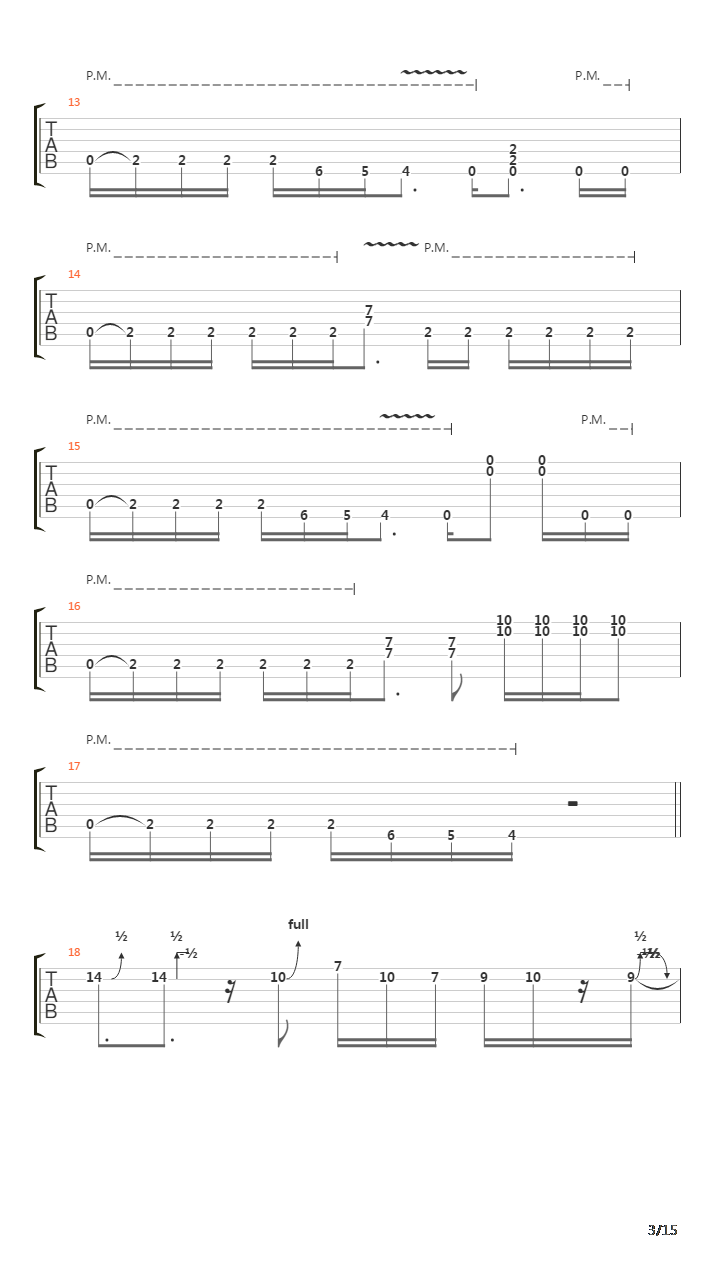 The Cataclysm吉他谱