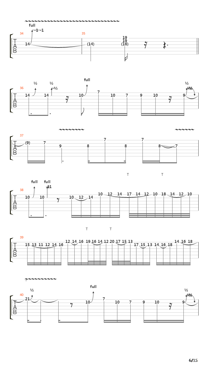 The Cataclysm吉他谱