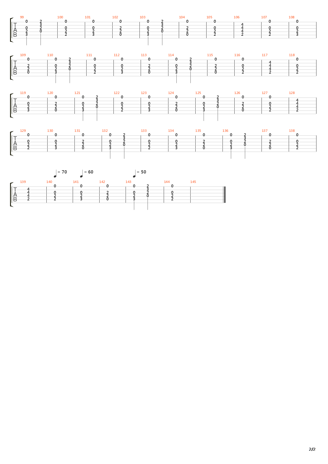 Envole Moi吉他谱