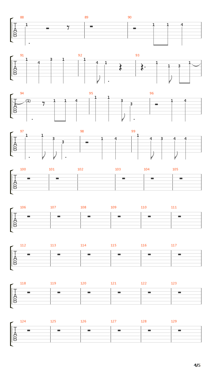 Nuit吉他谱