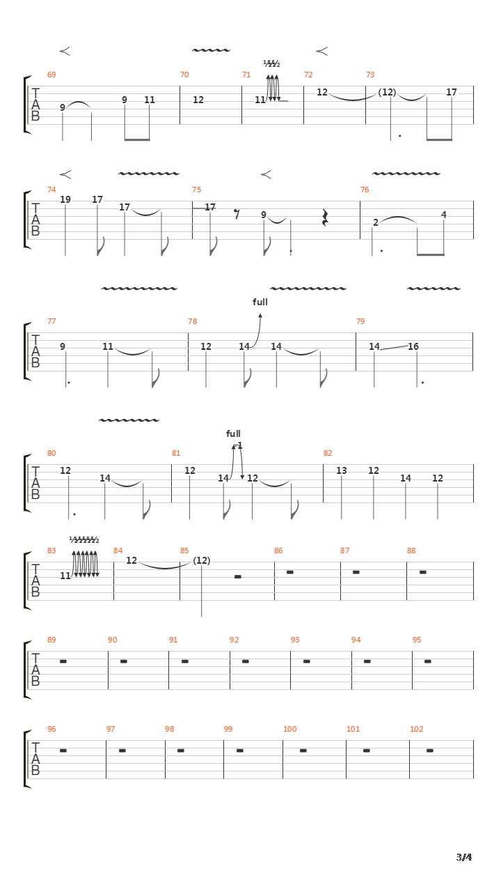 Sache Que Je吉他谱