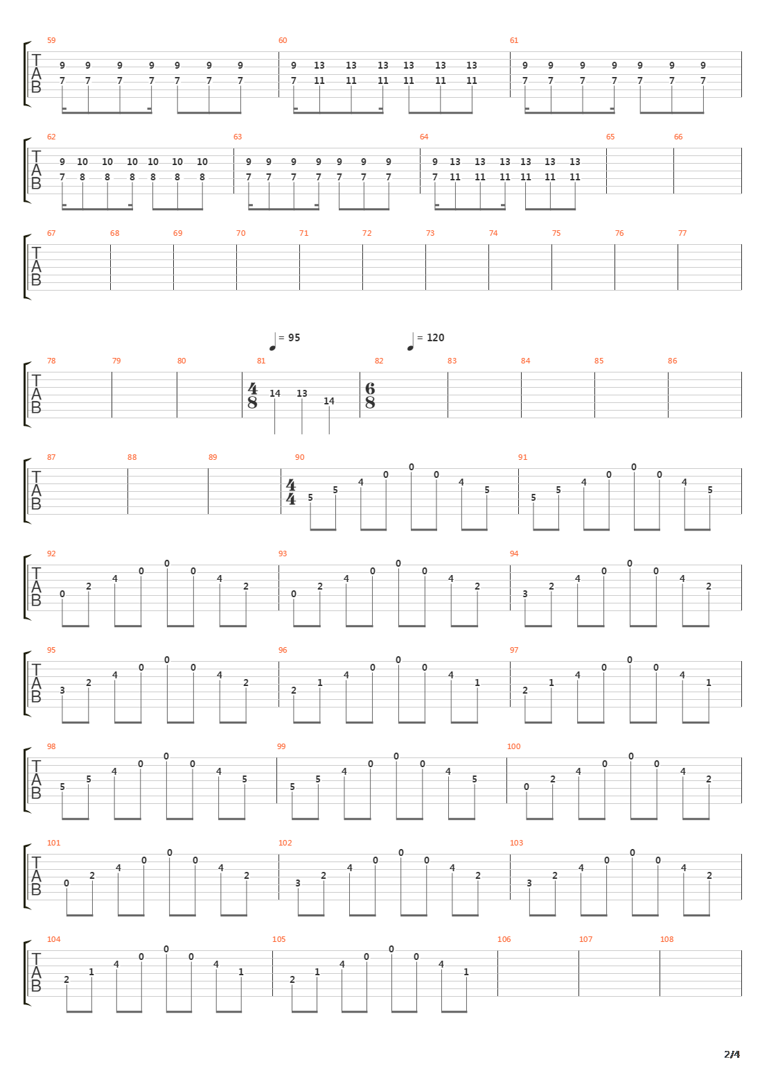 Miles Of Machines吉他谱