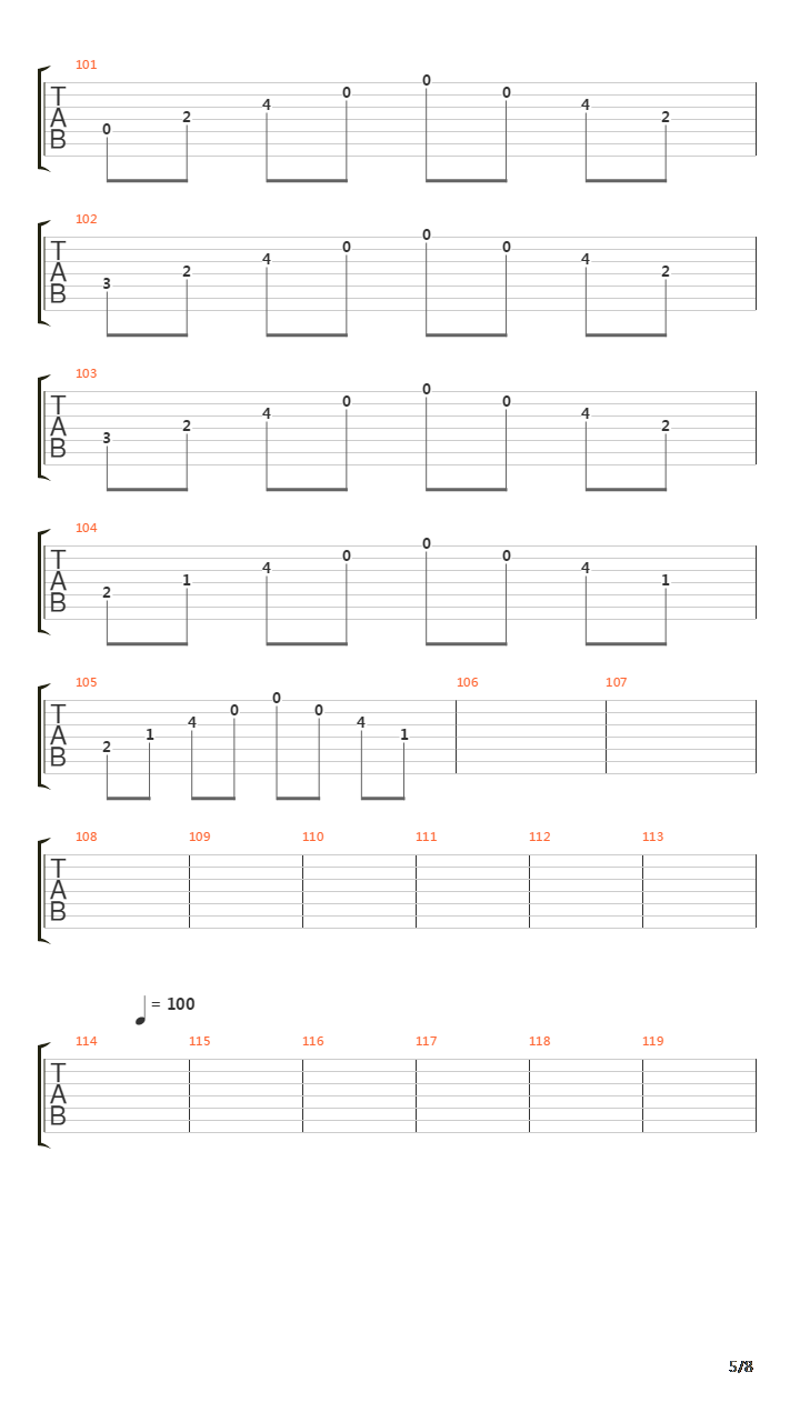 Miles Of Machines吉他谱