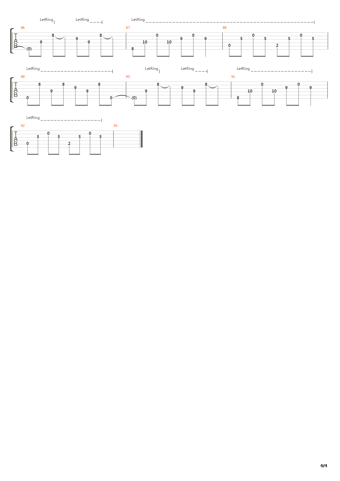 The Departure吉他谱