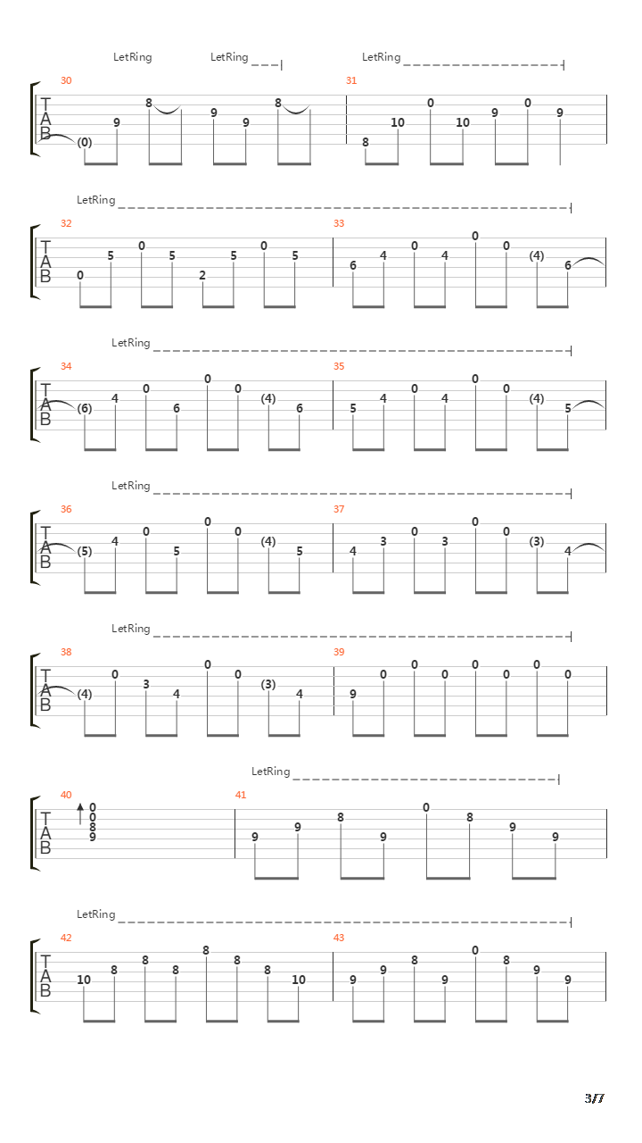 The Departure吉他谱