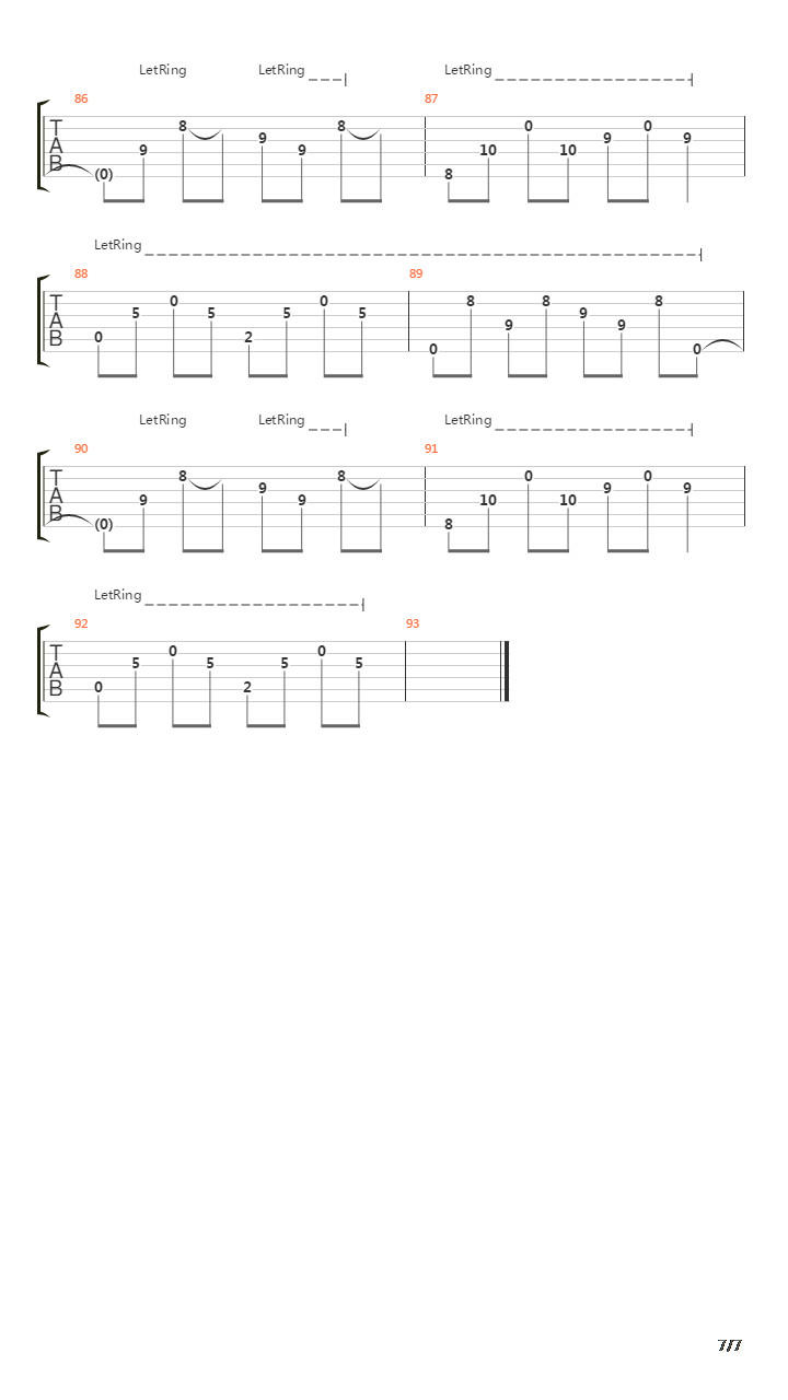 The Departure吉他谱