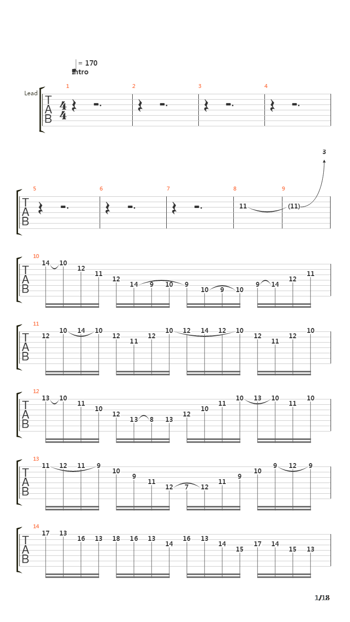 The Ultimatum吉他谱