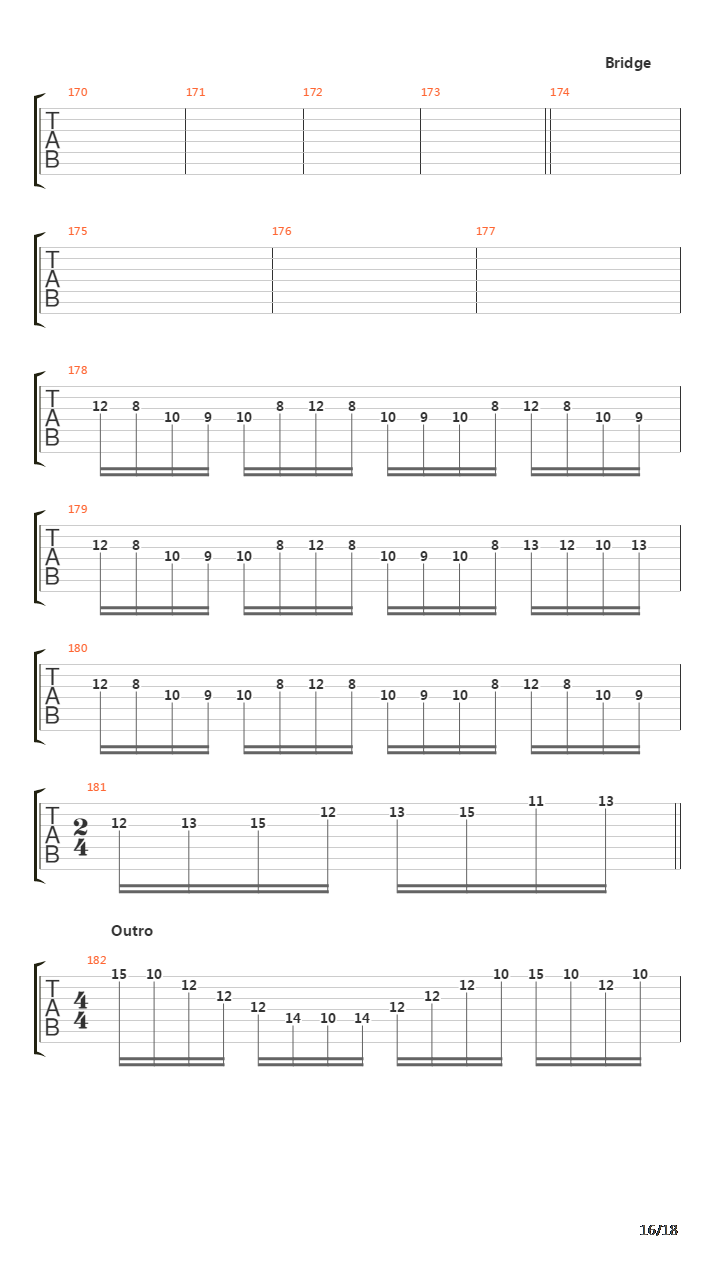 The Ultimatum吉他谱