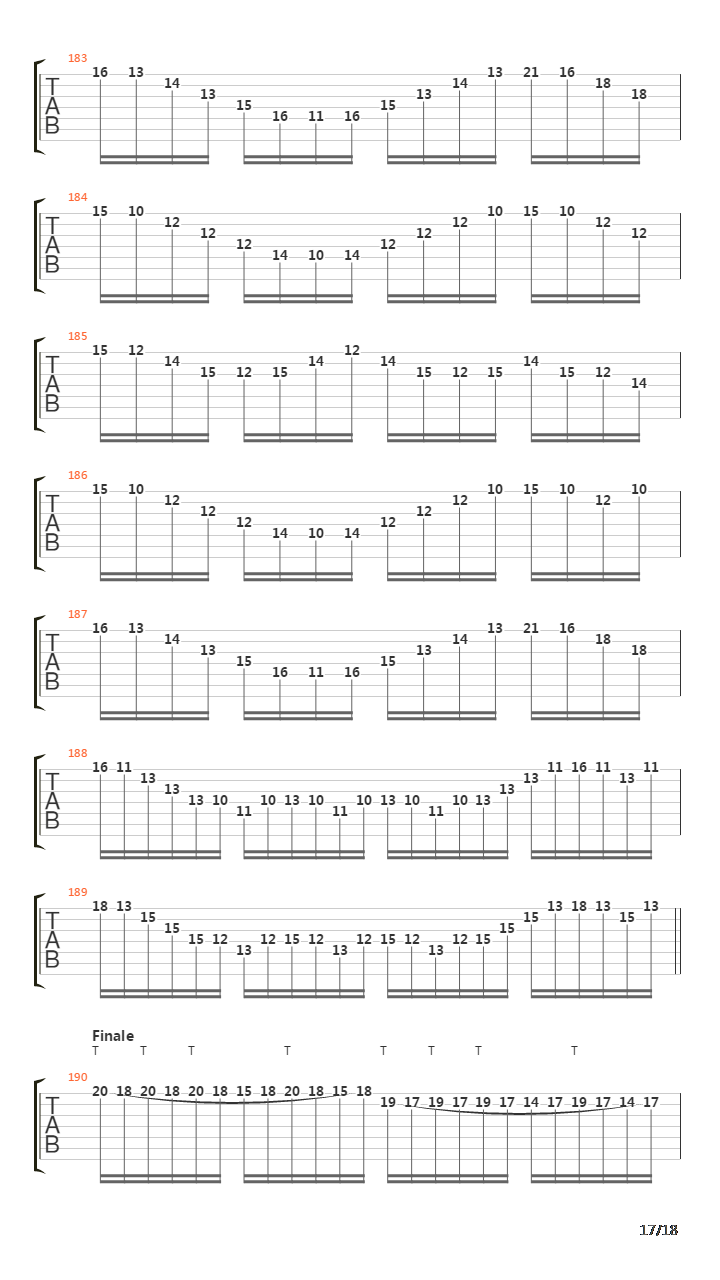 The Ultimatum吉他谱