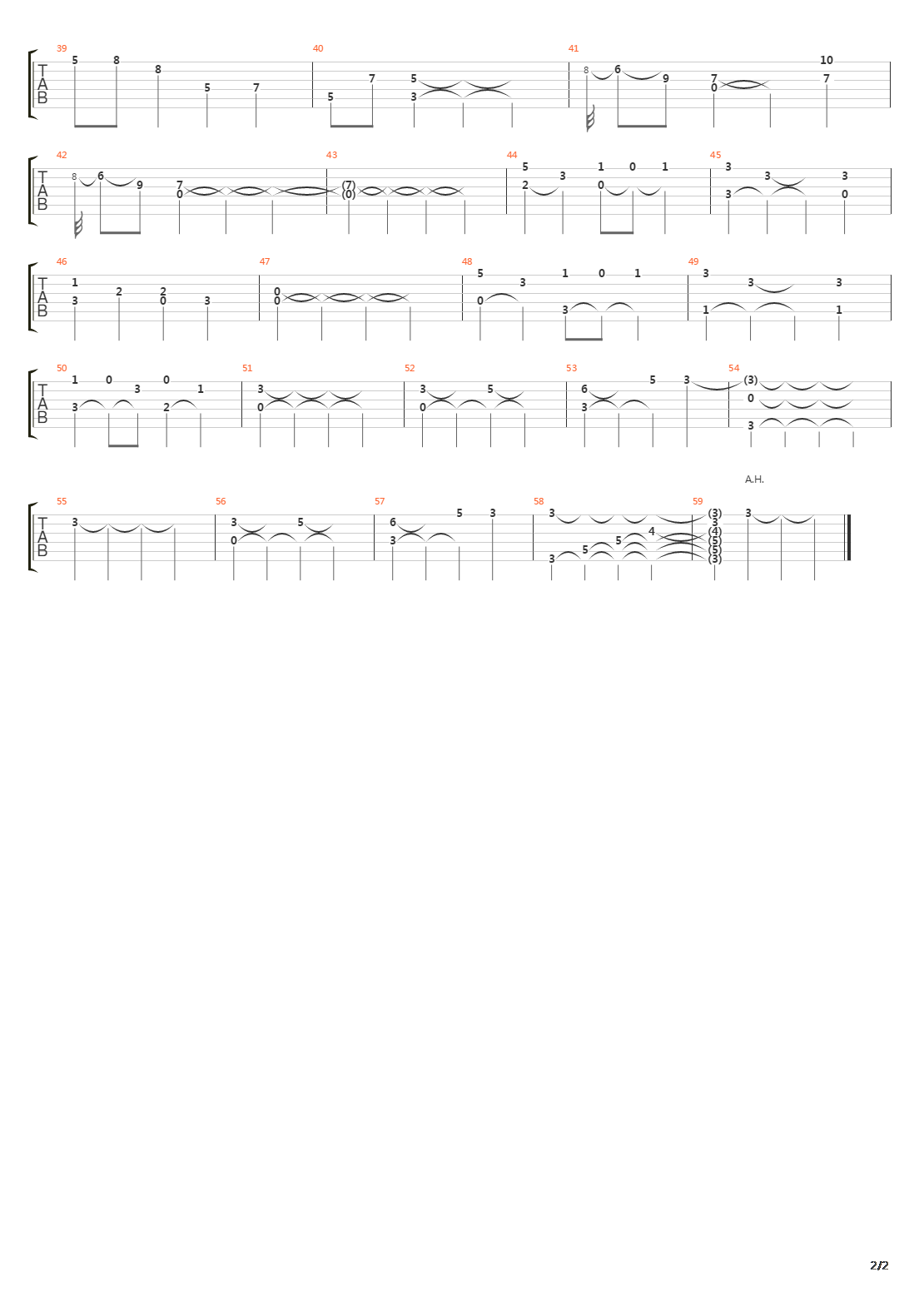 Harvest Dawn吉他谱