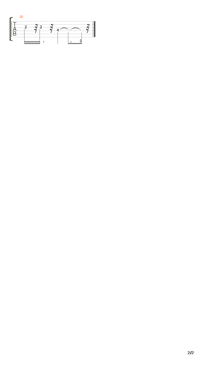 Frontin吉他谱