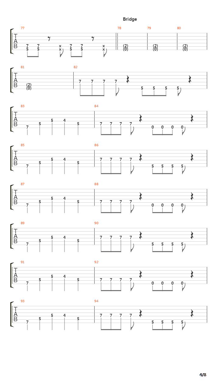 Another Way To Die吉他谱