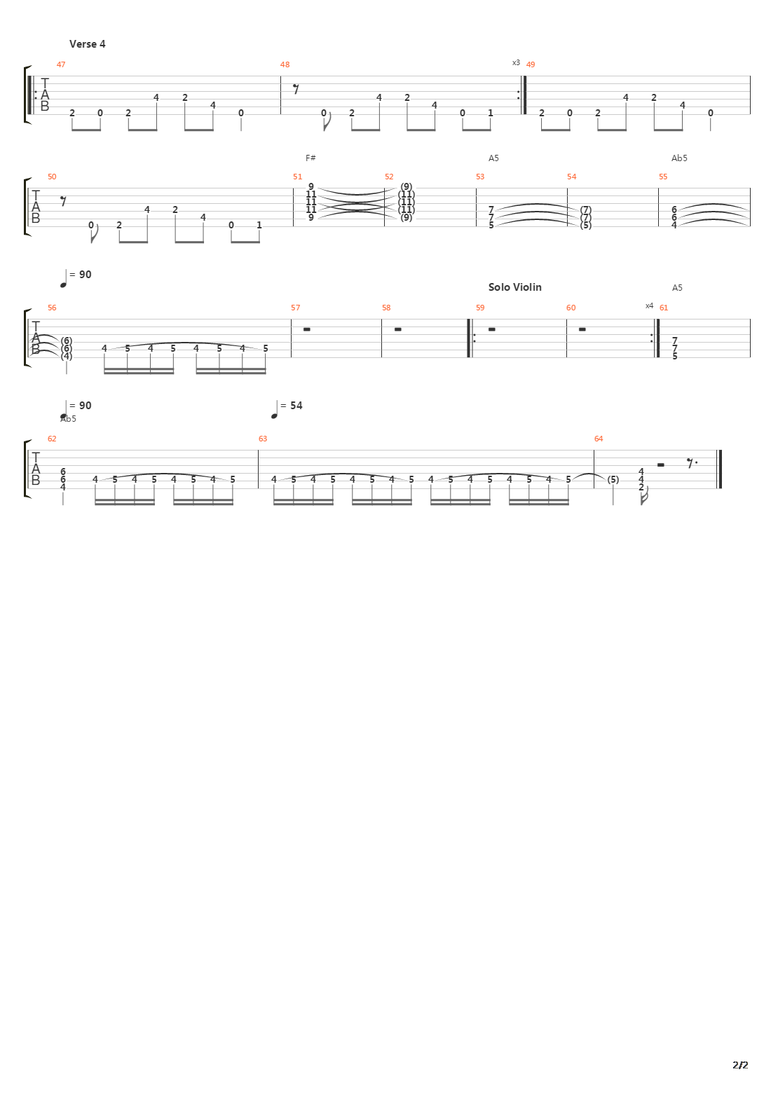 Lazaretto吉他谱