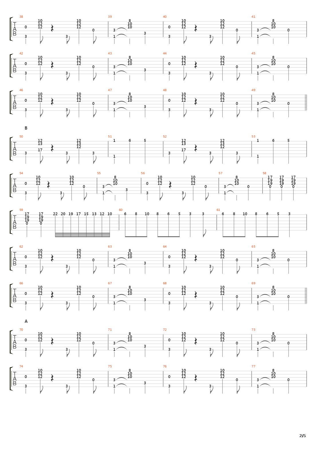 Take Me With You When You Go吉他谱