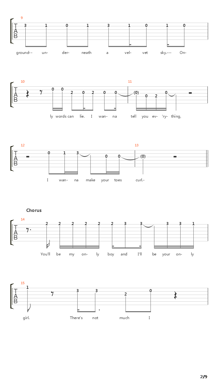 Cleveland吉他谱