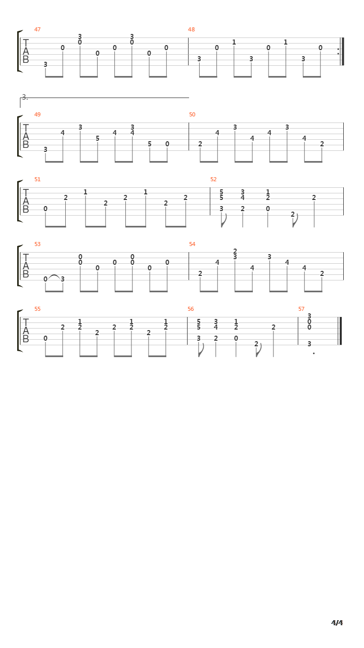 Operator吉他谱