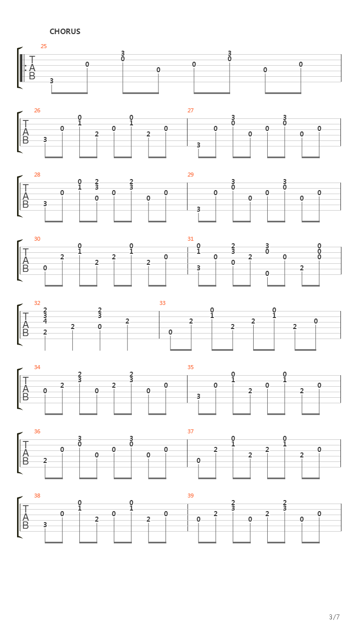 Operator吉他谱