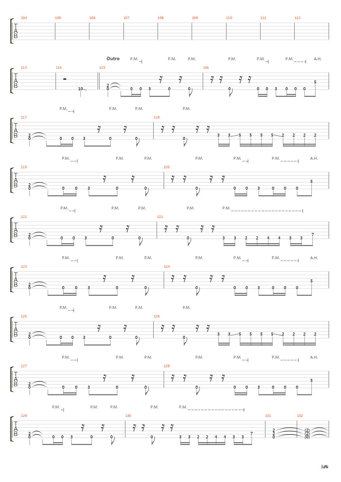 Heavy Rotation Screamo吉他谱