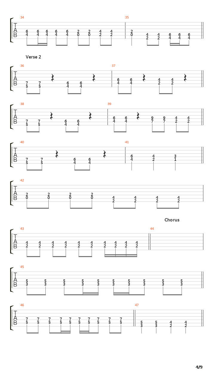 River吉他谱