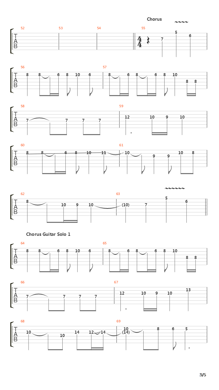 River吉他谱