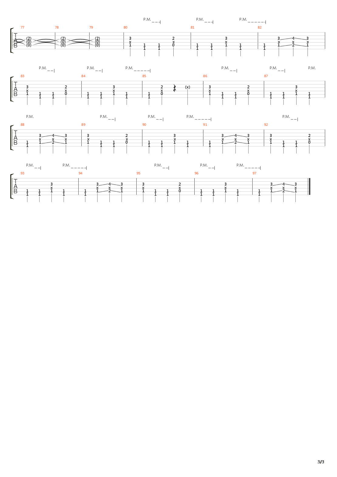 Coalescing Prophecy吉他谱