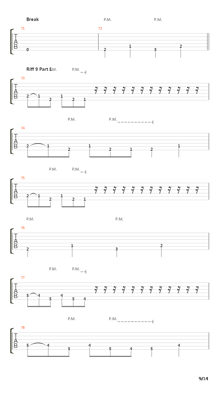 Embedded吉他谱