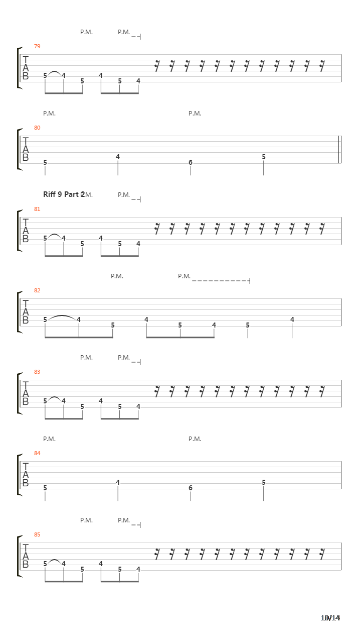 Embedded吉他谱