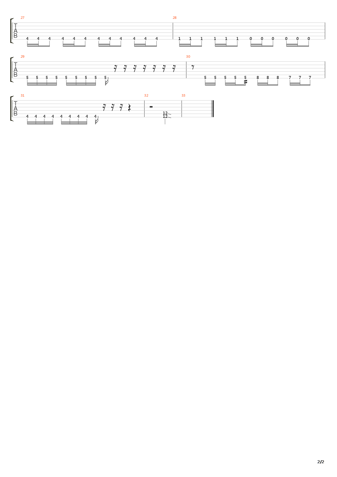 Entities吉他谱