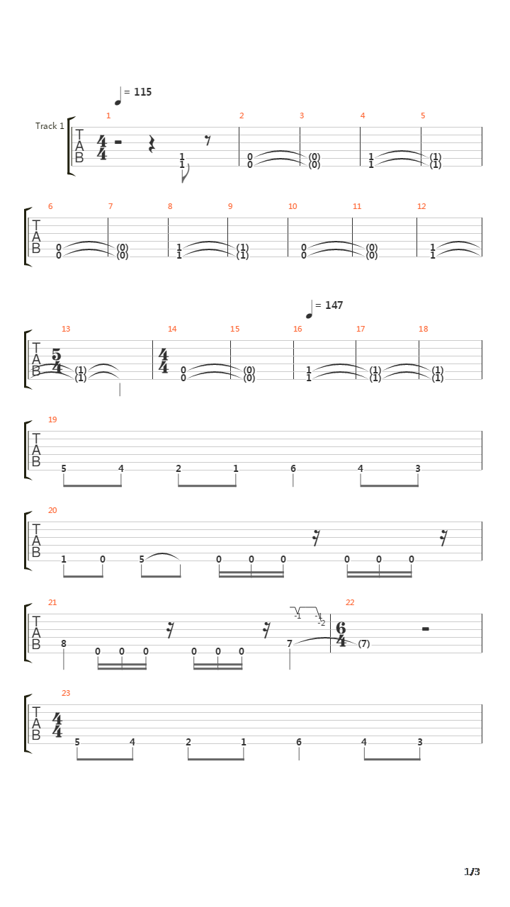 Old Set吉他谱