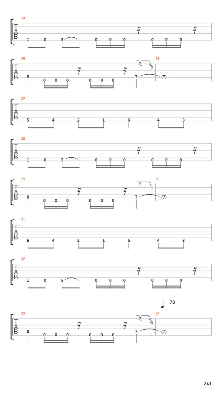 Old Set吉他谱