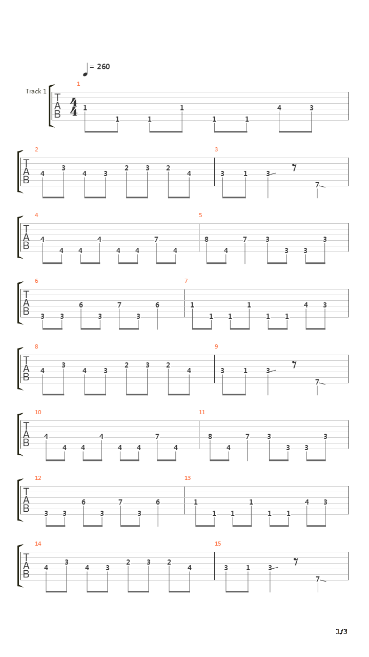 Strings Of Hypocrisy吉他谱